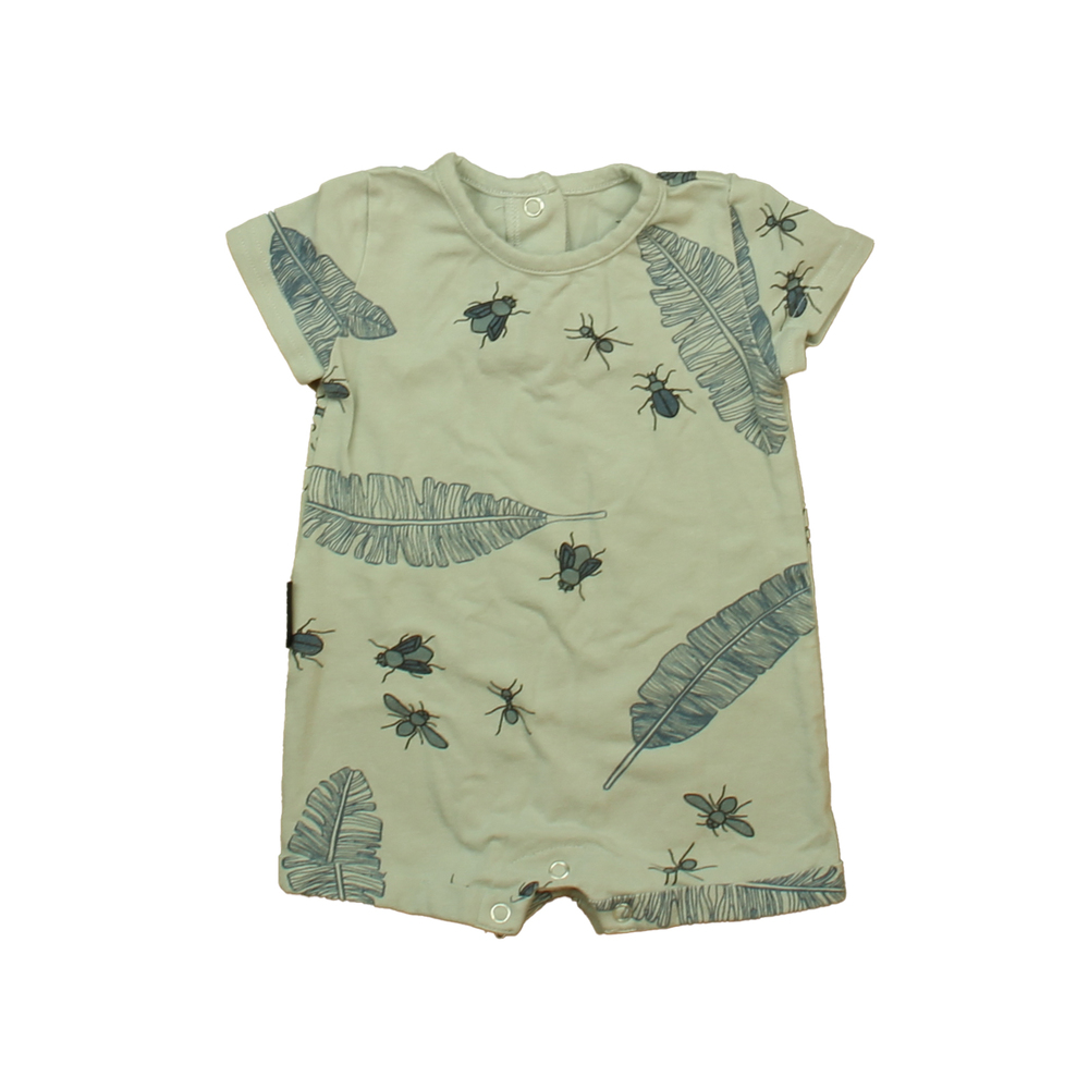Tiny Tribe Boys Blue Bugs Romper size: 3-6 Months